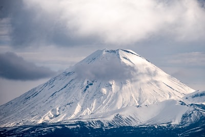 山被雪覆盖
